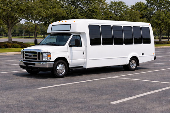 20-passenger minibus available for charter in Mesquite, TX